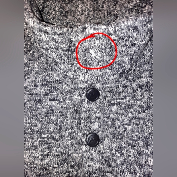 Magellan womens medium dark gray heathered sweater, excellent used condition - Picture 9 of 10